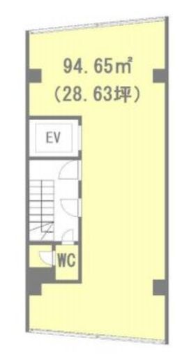 ニューセントラルビル 8階 間取り図