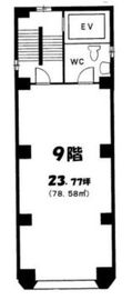 新宿須田ビル 9階 間取り図