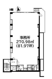 愛宕ASビル 3階 間取り図