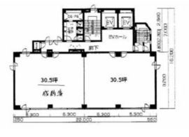 エヌケイビル 7階 間取り図