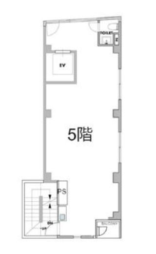 プリモKS1ビル 5階 間取り図