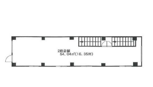 グレナデン四谷三丁目ビル 2階 間取り図