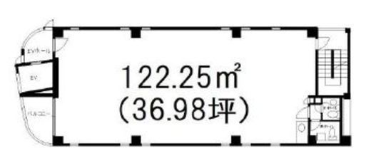 第5叶ビル 3階 間取り図