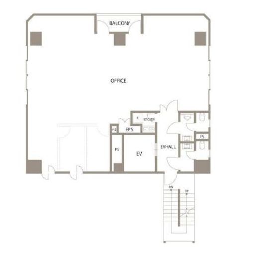 住泉KMビル 3階 間取り図