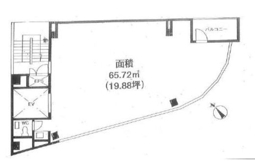 0568 9階 間取り図