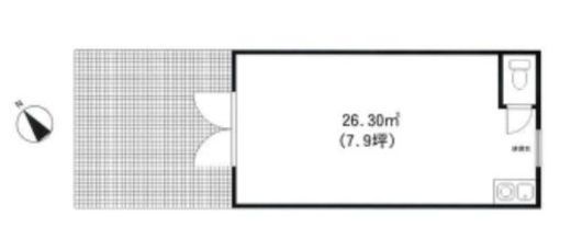 ヴレクール 1階 間取り図