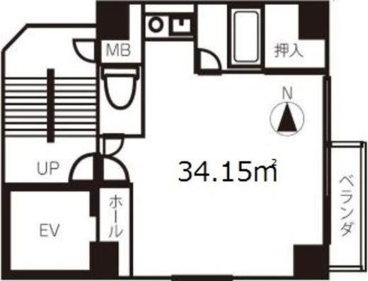 第5岡崎ビル 2階 間取り図