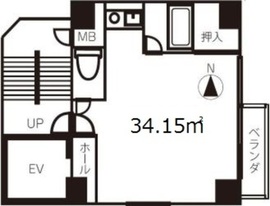 第5岡崎ビル 2階 間取り図