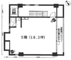 大原会館 5階 間取り図