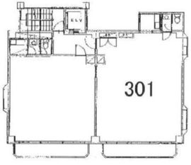 乃木坂プレース 301 間取り図