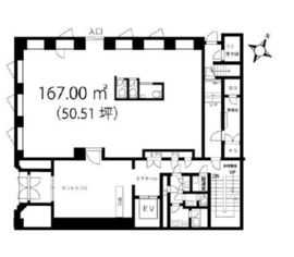 日本橋ビル 1階 間取り図