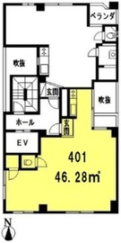 木村ビル 401 間取り図