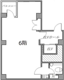 メビュウス高島ビル 6階 間取り図