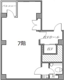 メビュウス高島ビル 7階 間取り図