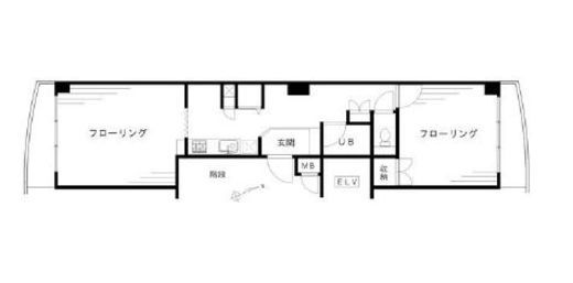 渋谷TFビル 2階 間取り図
