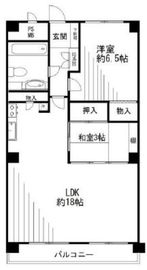 芝公園アビタシオン 705 間取り図