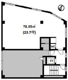 加瀬ビル(新宿) 502 間取り図