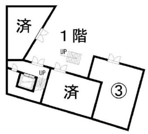 アレスガーデン表参道 1階3 間取り図