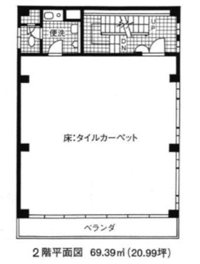 新畑戸ビル 2階 間取り図