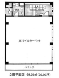 新畑戸ビル 2階 間取り図
