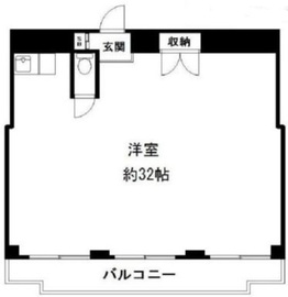 飯田橋ハイタウン 11階事務所 間取り図