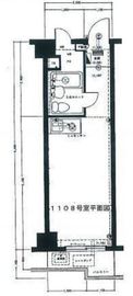 飯田橋ハイタウン 1108 間取り図