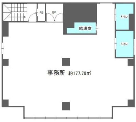 フジイビル 4階 間取り図
