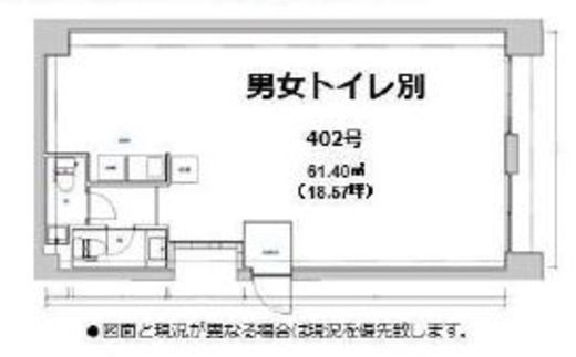 グランドマンション原宿 402 間取り図