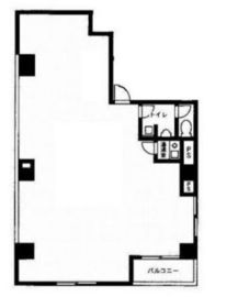 信濃町SANMOビル 6階 間取り図