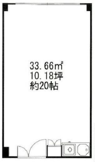 四谷弁護士ビル 203 間取り図