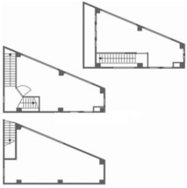 新光第2ビル別館 1-3階 間取り図