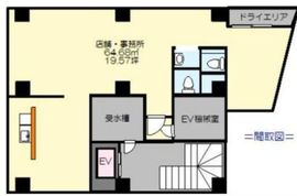 ニューシティ河田 B1階 間取り図
