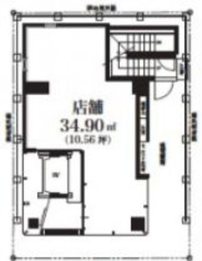 ザ・シティ日本橋人形町 1階 間取り図