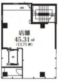 ザ・シティ日本橋人形町 2階 間取り図