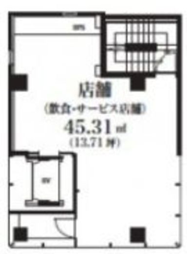 ザ・シティ日本橋人形町 4階 間取り図