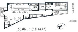 神楽坂料飲組合ビル 2階 間取り図