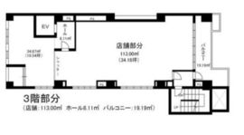 神楽坂TNヒルズ 3階 間取り図