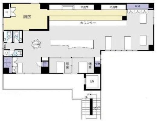 クレール神楽坂Ⅲ 2階 間取り図