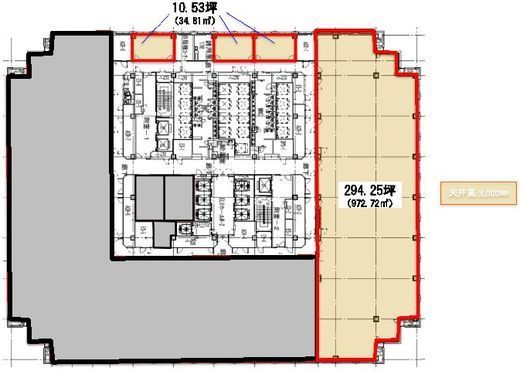 品川グランドセントラルタワー 17階 間取り図