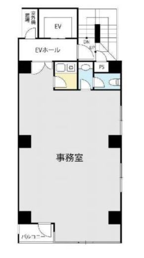 クレール神楽坂 5階 間取り図