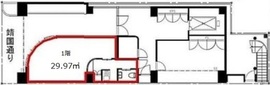 フォーライフオフィス東神田 1階 間取り図