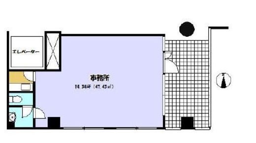 サントピア四谷(事務所) 1階 間取り図