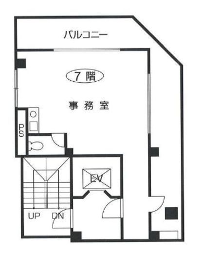 第二松本ビル 7階 間取り図