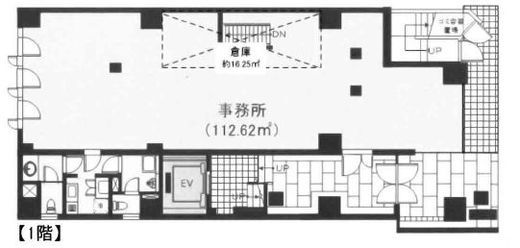 日本橋浜町3丁目ビル 1階 間取り図