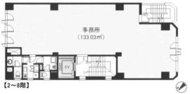 日本橋浜町3丁目ビル 5階 間取り図