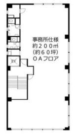 新宿太陽ビル 4階 間取り図