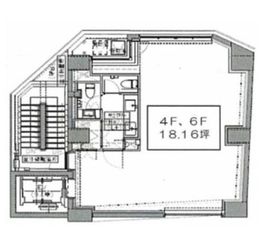 ARISTO南青山 6階 間取り図