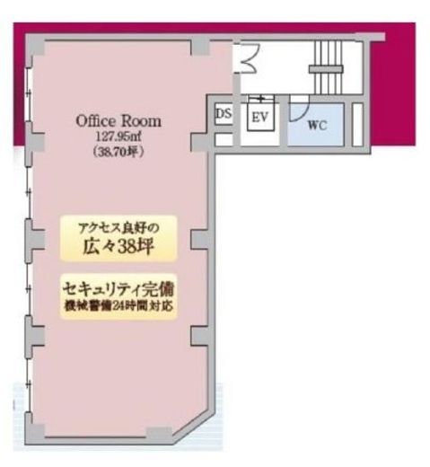 兜町八千代ビル 2階 間取り図