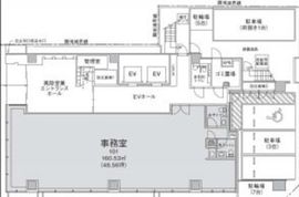 クロスシー東日本橋ビル(旧:東日本プロジェクト) 1階 間取り図