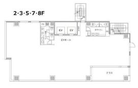 クロスシー東日本橋ビル(旧:東日本プロジェクト) 3階 間取り図